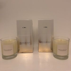 Donna Karan Cashmere Mist Candle Set Bundle 7 oz
